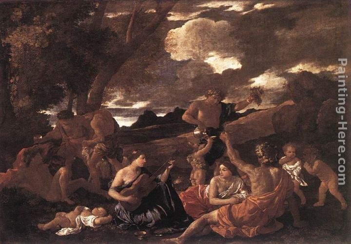 Nicolas Poussin Bacchanal the Andrians